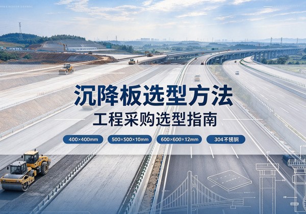 普兰店沉降板选择方法